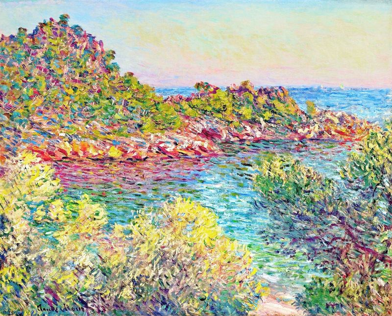 Cloude Monet Oil Painting Landscape near Montecarlo 1883