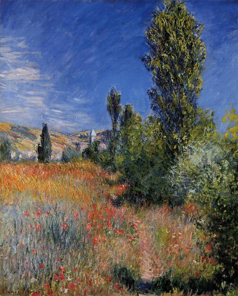 Cloude Monet Oil Painting Landscape on the Ile Saint-Martin 1881