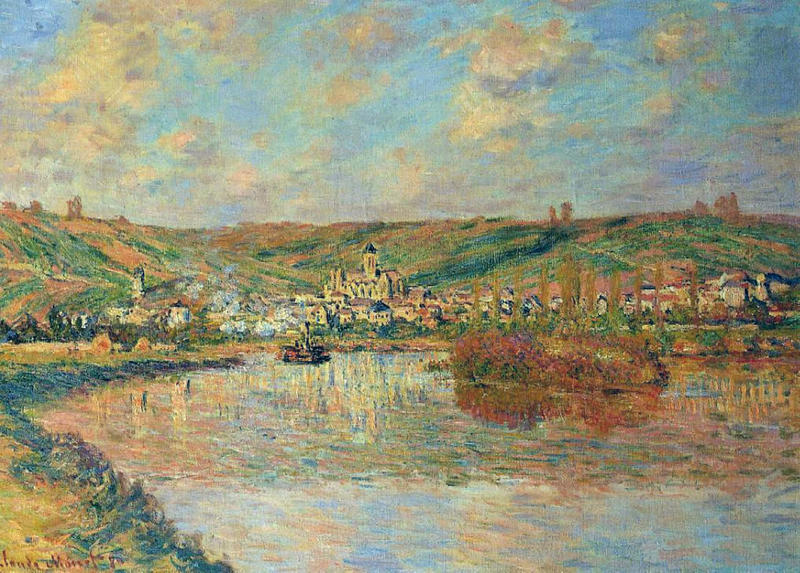 Cloude Monet Paintings Late Afternoon in Vetheuil 1880