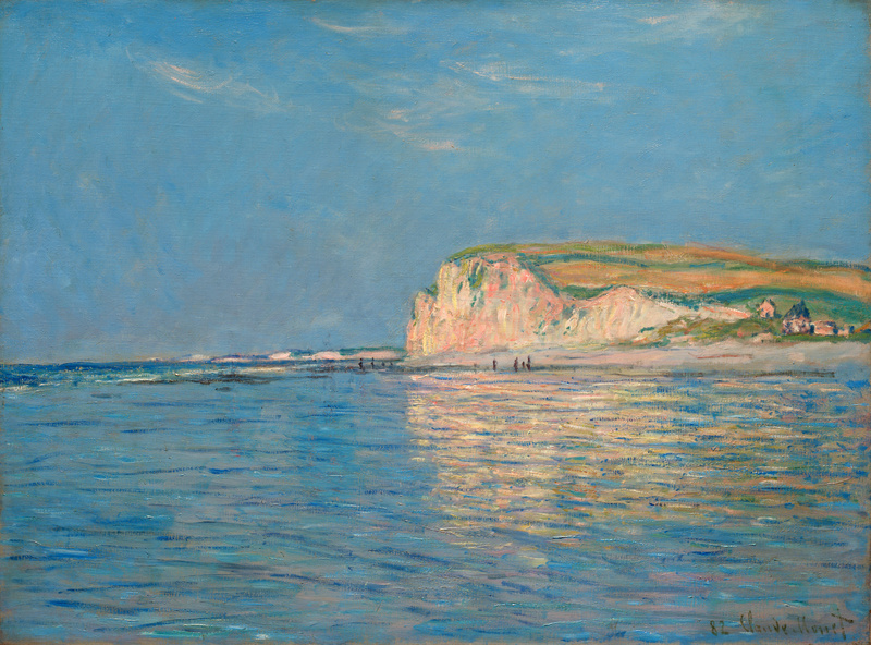Cloude Monet Paintings Low Tide at Pourville 2 1882