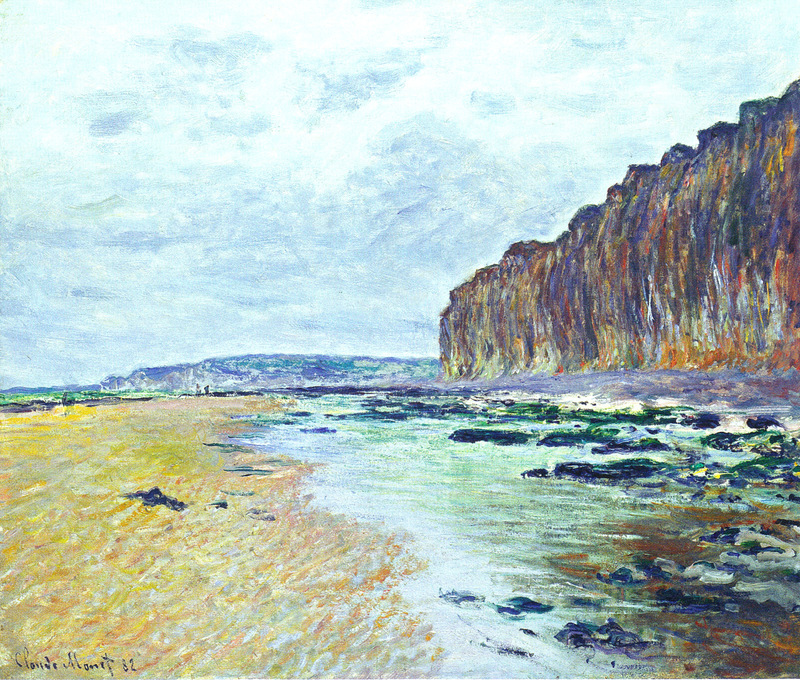 Cloude Monet Oil Painting Low Tide at Varengeville 2 1882
