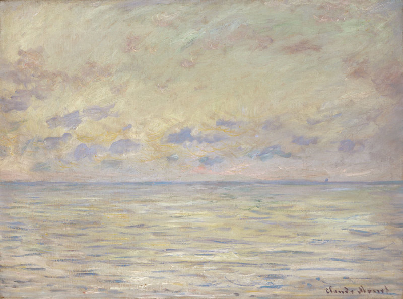 Cloude Monet Paintings Marine near Etretat 1882