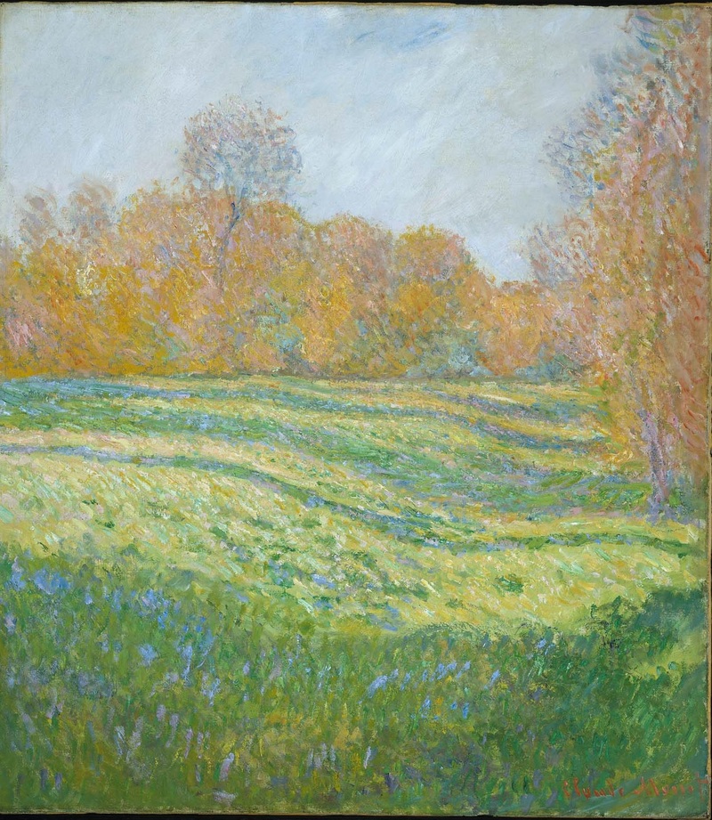 Cloude Monet Oil Painting Meadow at Giverny 1886