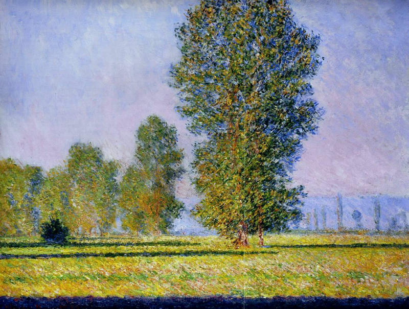 Cloude Monet Paintings Meadow at Limetz 1888
