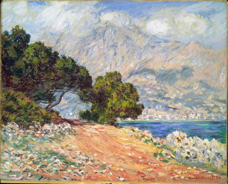 Cloude Monet Oil Painting Meton Seen from Cap Martin 1884