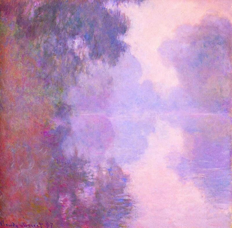 Cloude Monet Paintings Misty Morning on the Seine 1897