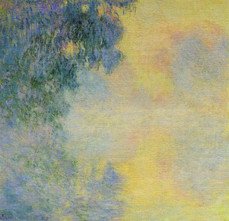 Cloude Monet Misty Morning on the Seine, Sunrise 1897