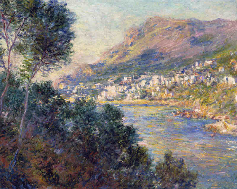 Cloude Monet Paintings Monte Carlo Seen from Roquebrune 1884