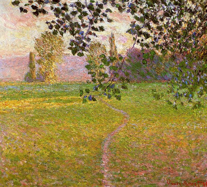 Morning Landscape, Giverny. Landscape in the Morning 1888