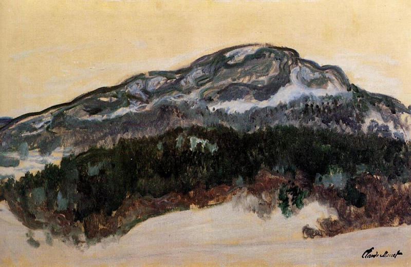 Cloude Monet Oil Paintings Mount Kolsaas, Norway 1895
