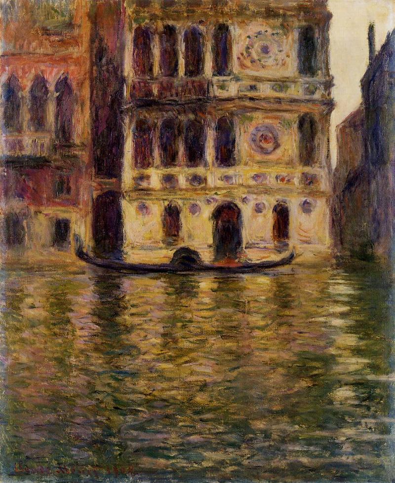 Cloude Monet Oil Painting Palazzo Dario 3 1908