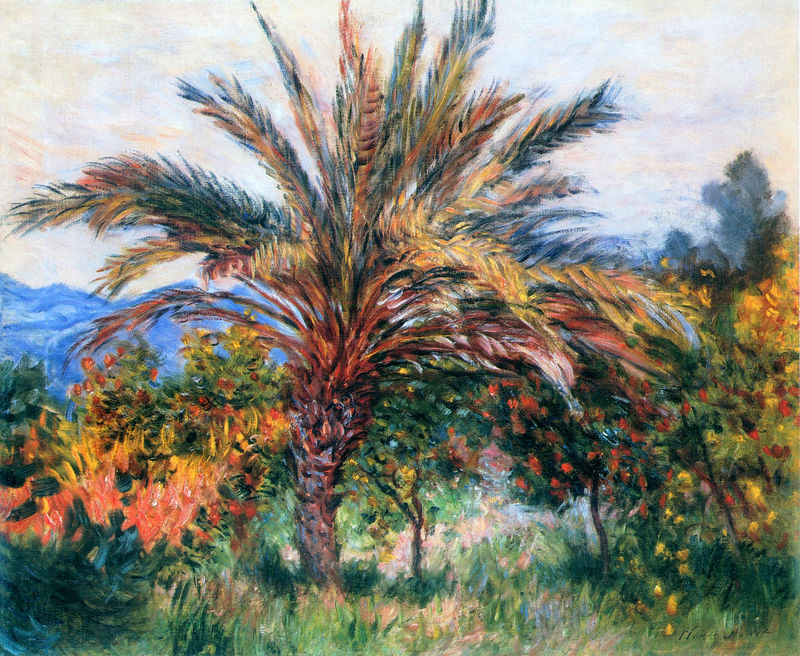 Cloude Monet Oil Painting Palm Tree at Bordighera 1884