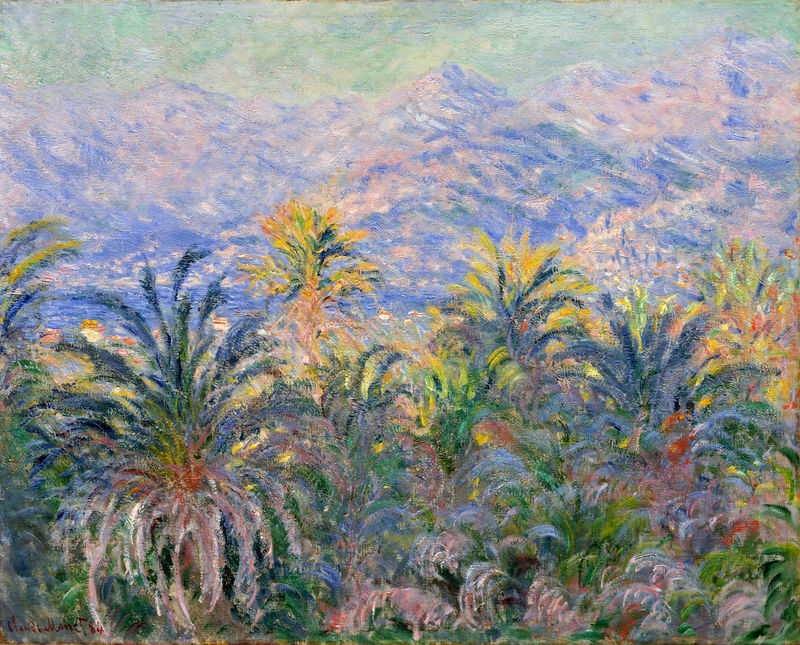 Cloude Monet Oil Painting Palm Trees at Bordighera 1884