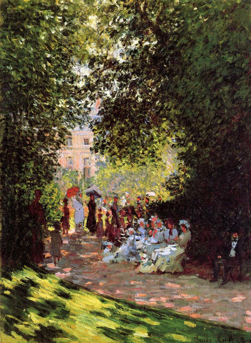 Cloude Monet Paintings Park Monceau 1878