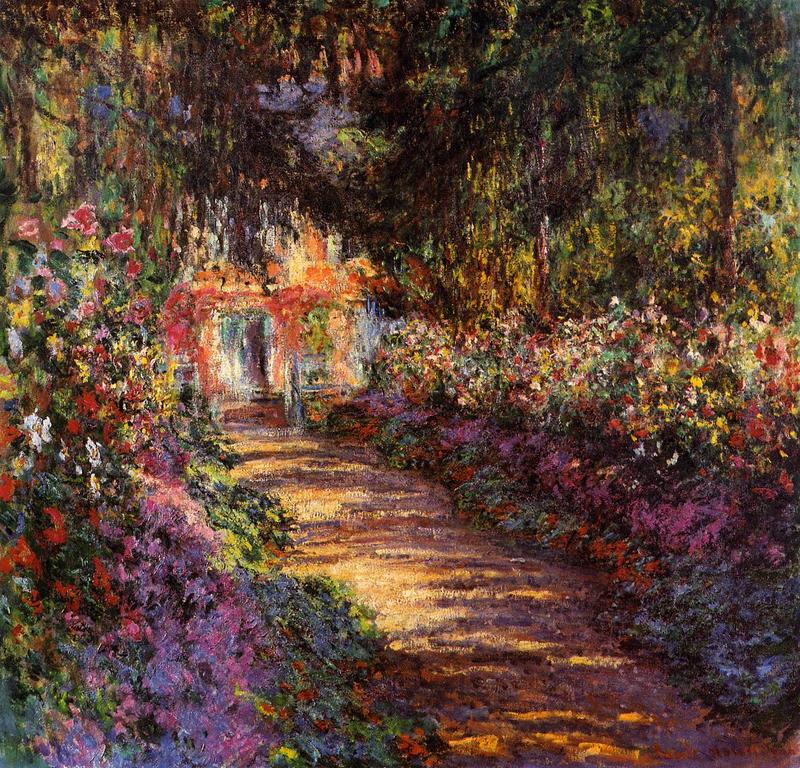 Pathway in Monet's Garden at Giverny 1902