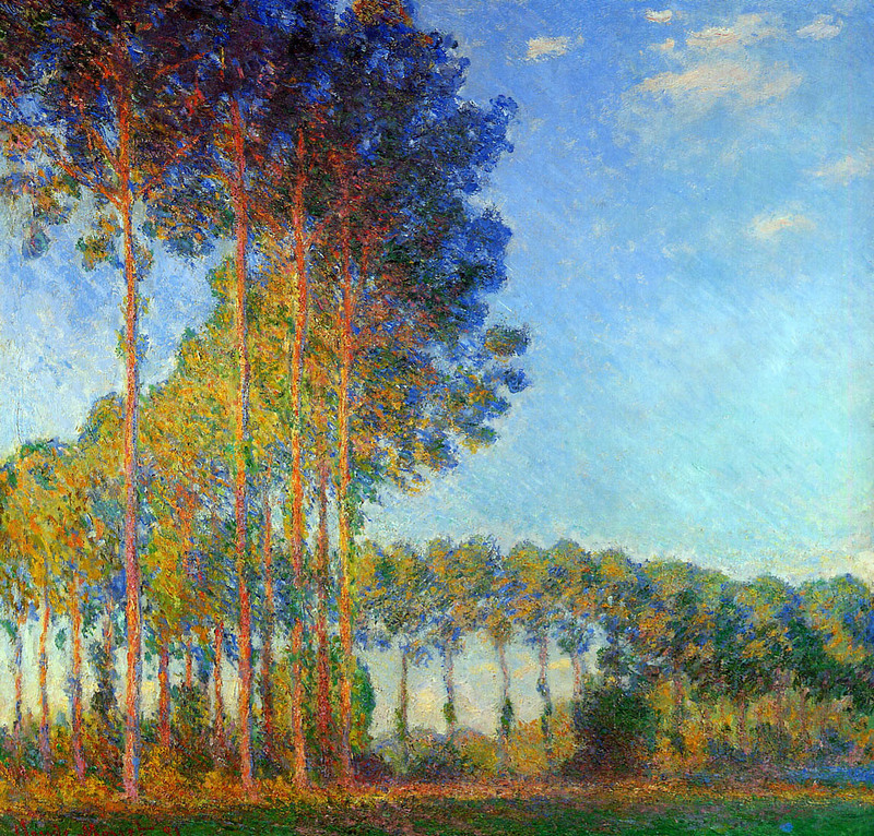 Poplars on the Banks of the River Epte, Seen from the Marsh 1892