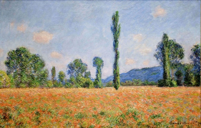 Cloude Monet Oil Paintings Poppy Field in Giverny 2 1890