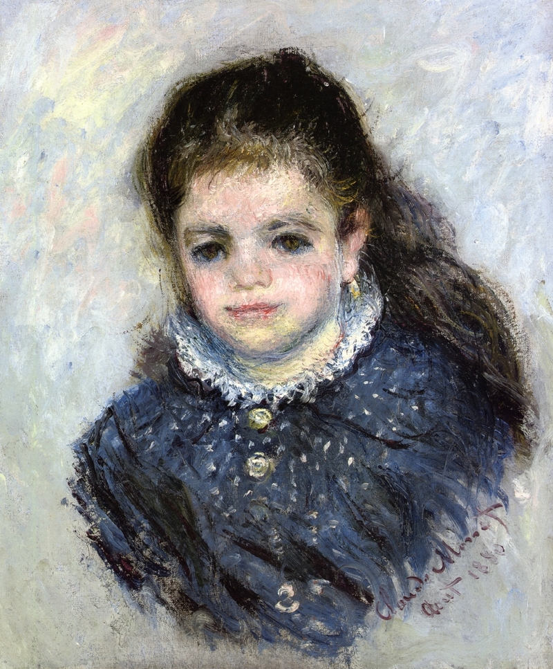 Cloude Monet Oil Painting Portrait of Jeanne Serveau 1880