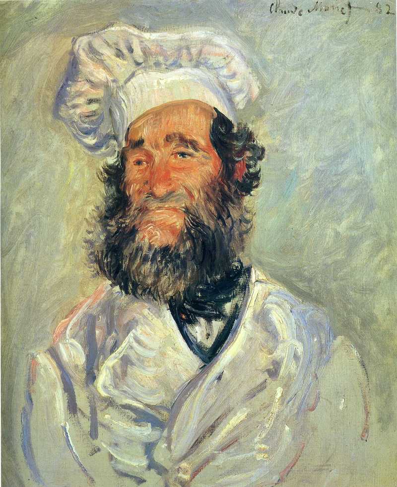 Cloude Monet Oil Painting Portrait of Pere Paul 1882