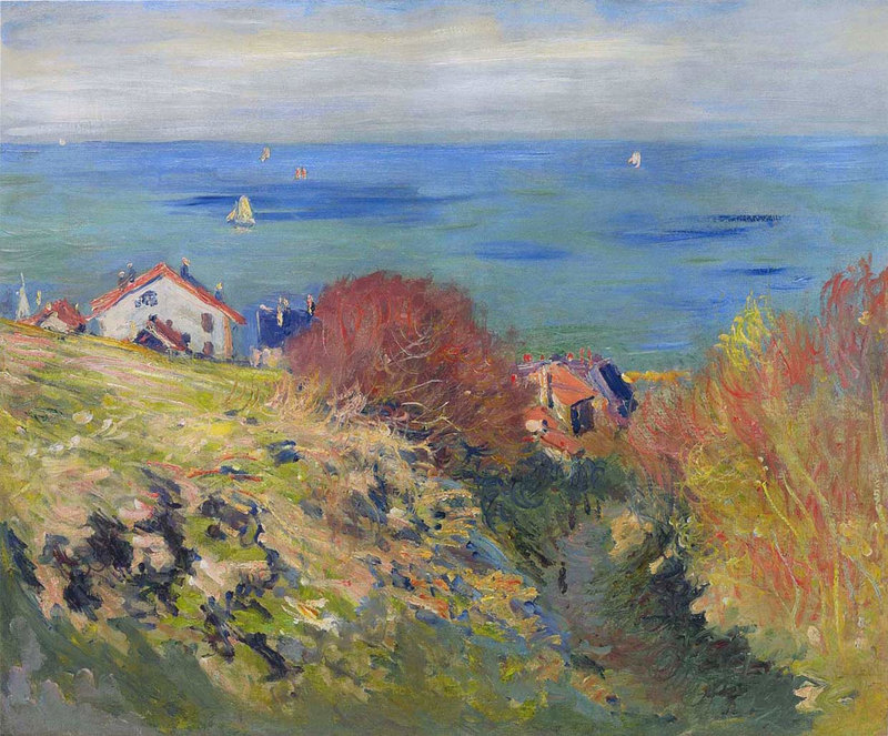 Cloude Monet Oil Painting Pourville 1882