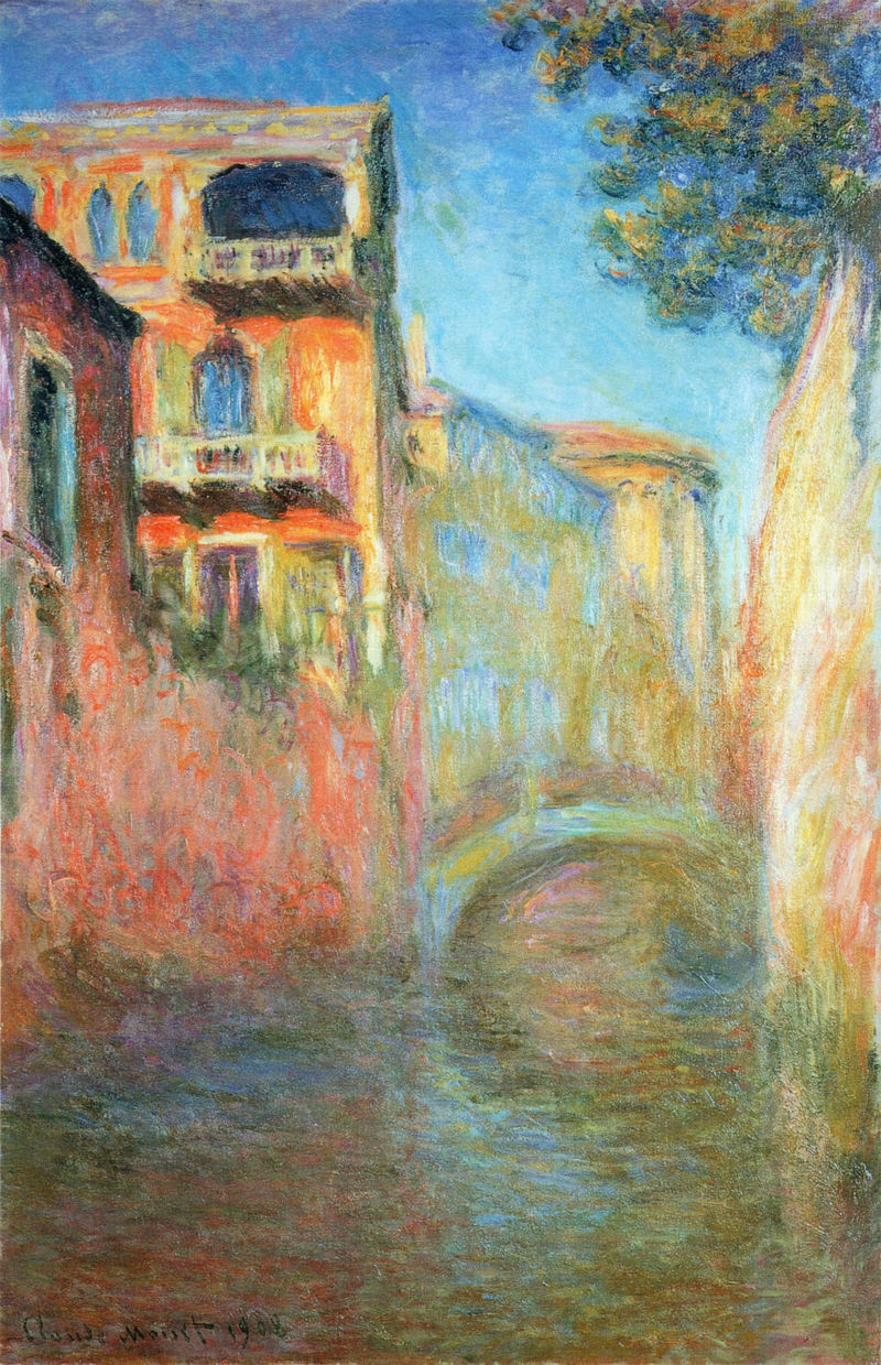 Cloude Monet Classical Oil Paintings Rio della Salute 1908
