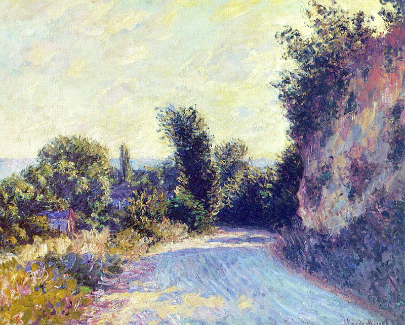 Cloude Monet Oil Painting Road near Giverny 2 1885