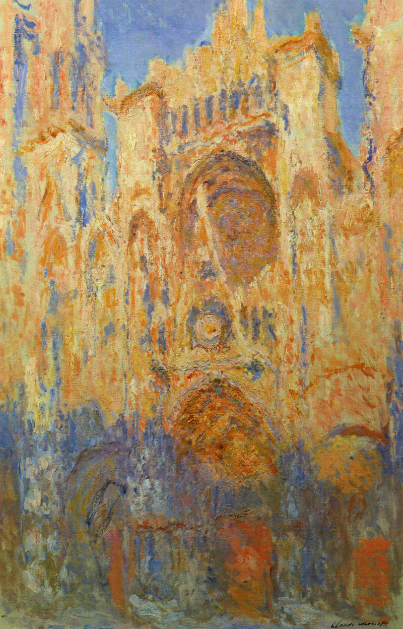 Cloude Monet Oil Paintings Rouen Cathedral 1893