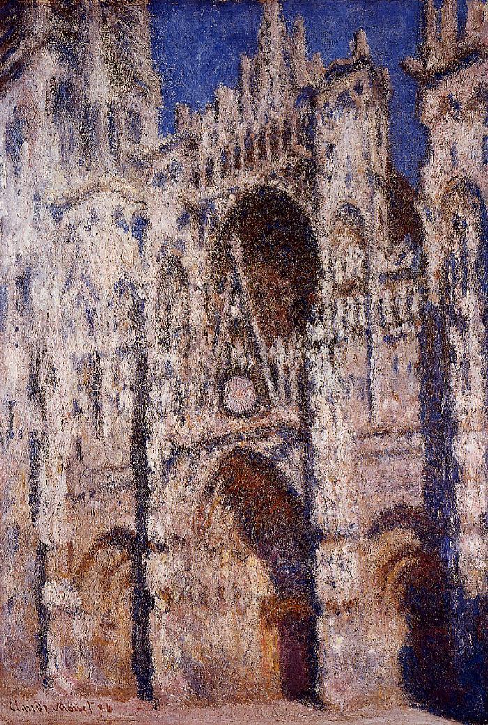 Cloude Monet Painting Rouen Cathedral 1894