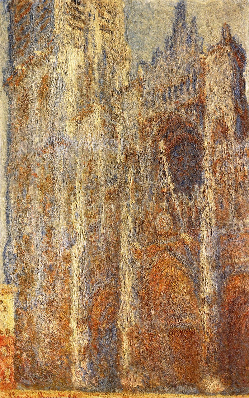 Cloude Monet Oil Paintings Rouen Cathedral at Noon 1894