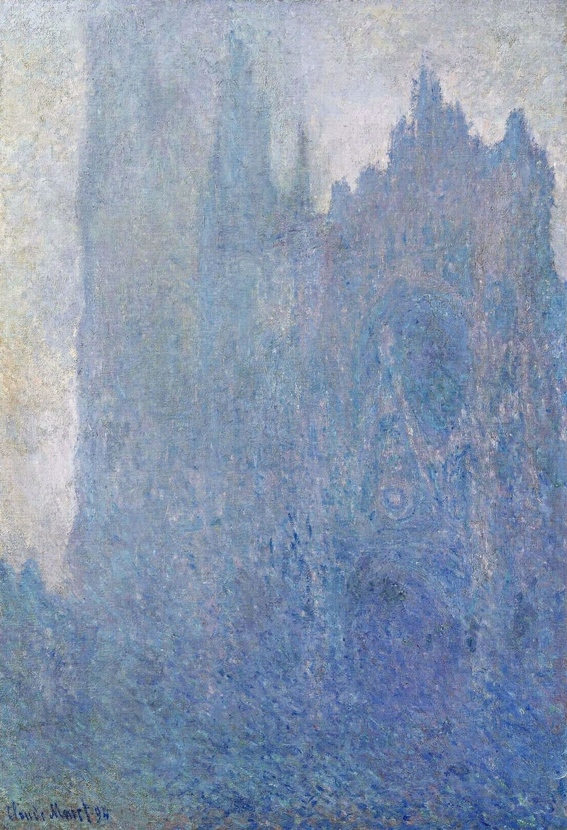 Cloude Monet Oil Paintings Rouen Cathedral in the Fog 1894