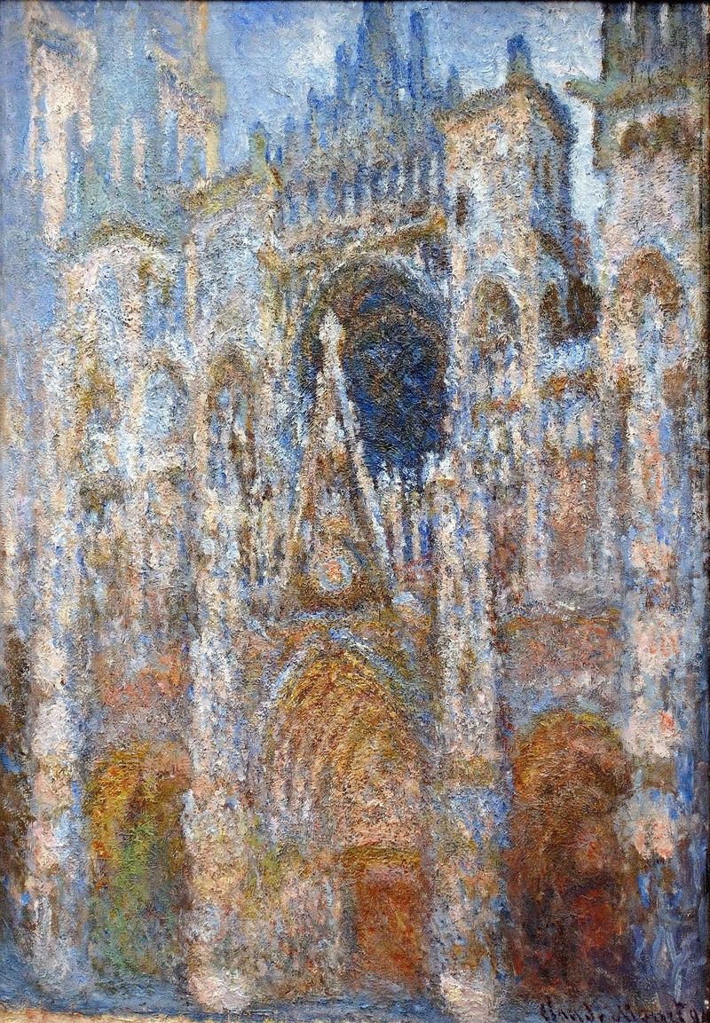 Cloude Monet Oil Paintings Rouen Cathedral, Magic in Blue 1894