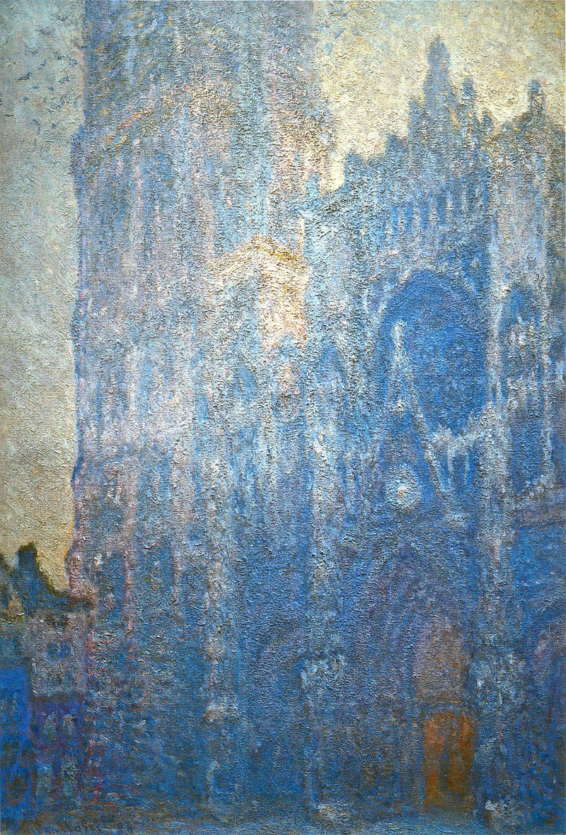 Rouen Cathedral, the Portal and the tour d'Albane,Morning Effect