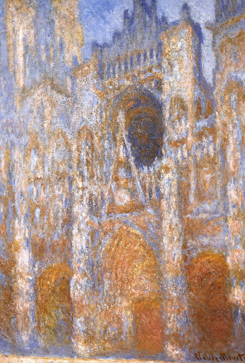 Monet Oil Paintings Rouen Cathedral, The Portal at Midday 1893
