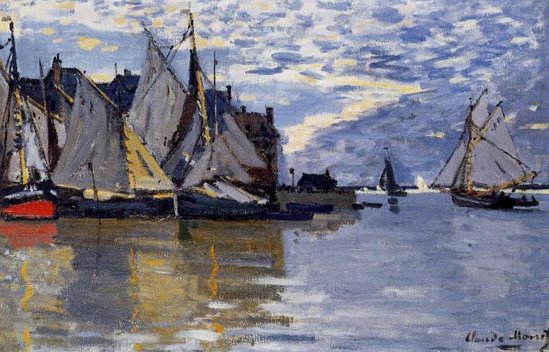 Cloude Monet Classical Oil Paintings Sailboats 1866