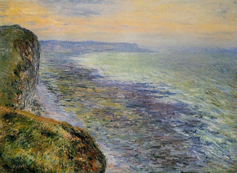 Cloude Monet Oil Paintings Seascape near Fecamp 1881