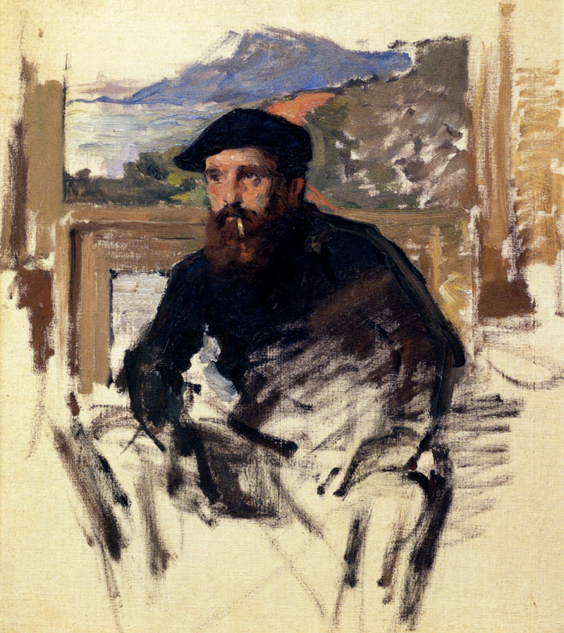 Cloude Monet Paintings Self Portrait in his Atelier 1884