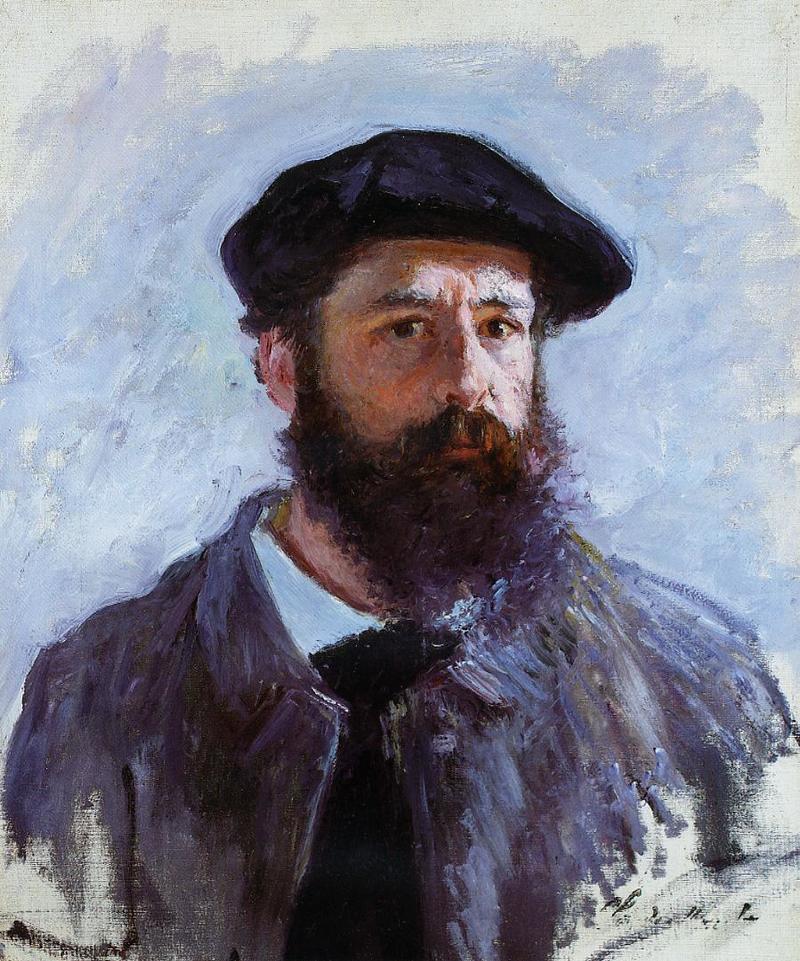 Cloude Monet Oil Paintings Self-Portrait with a Beret 1885