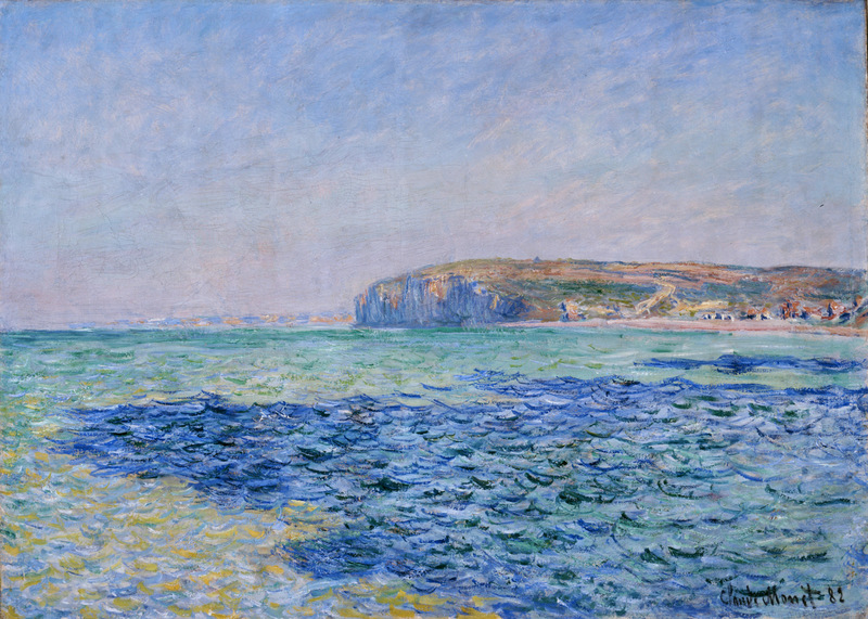 Monet Oil Paintings Shadows on the Sea at Pourville 1882