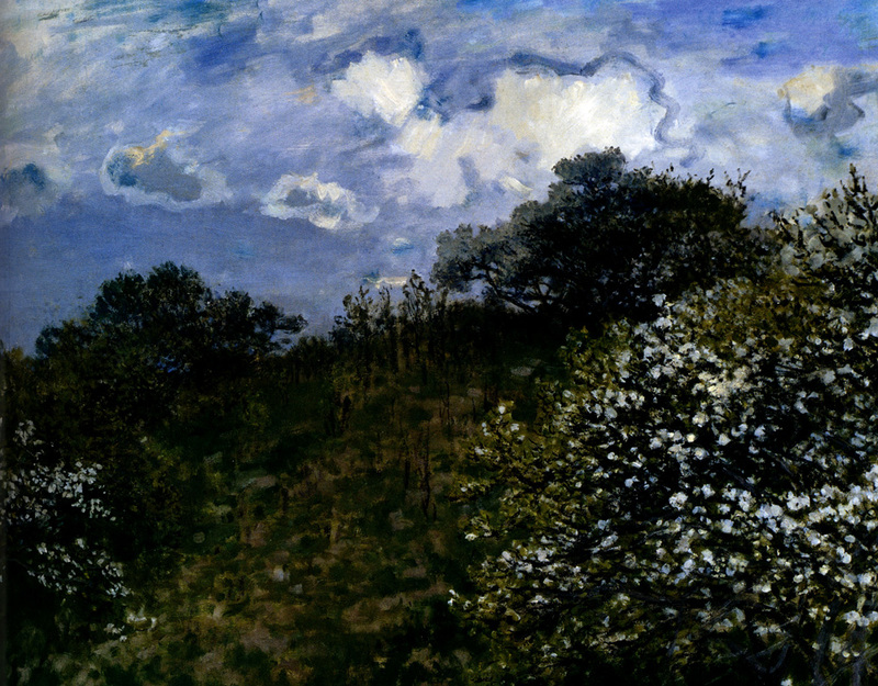 Cloude Monet Painting Spring 1875