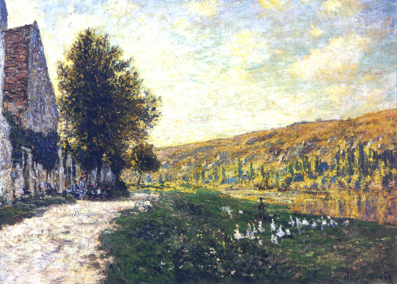 Monet Oil Paintings The Banks of the Seine, Lavacourt 2 1878