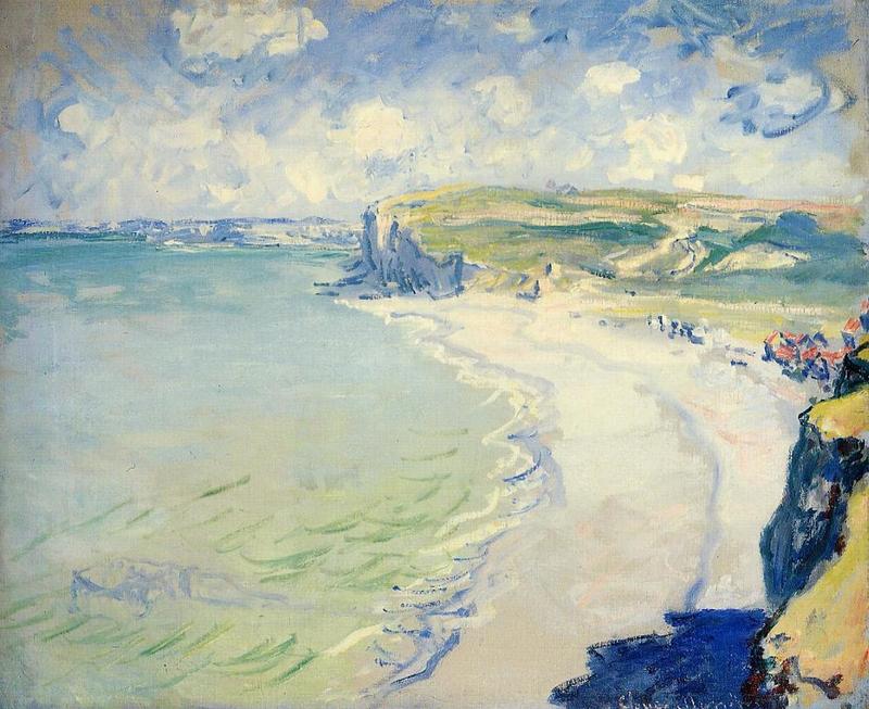 Monet Oil Paintings The Beach at Pourville 1882