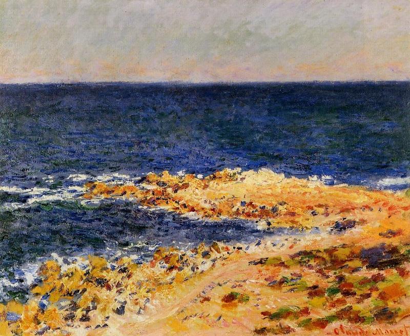 Monet Oil Paintings The Big Blue at Antibes 1888