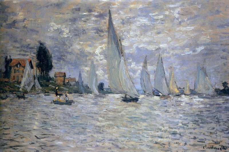 The Boats Regatta at Argenteuil 1874