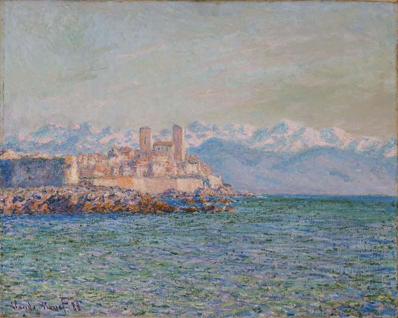 Monet Oil Paintings The Castle in Antibes 1888