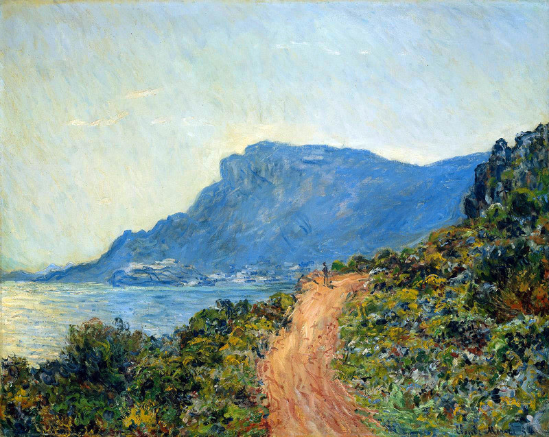 Monet Oil Paintings The Corniche of Monaco 1884