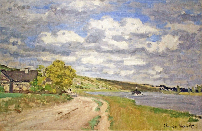 Cloude Monet Classical Oil Paintings The Estuary of the Siene