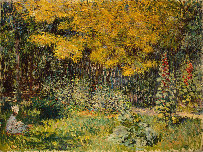Cloude Monet Oil Paintings The Garden 1876