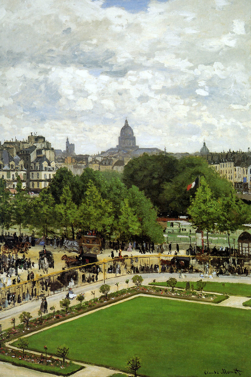 Cloude Monet Oil Paintings The Garden of the Princess 1867