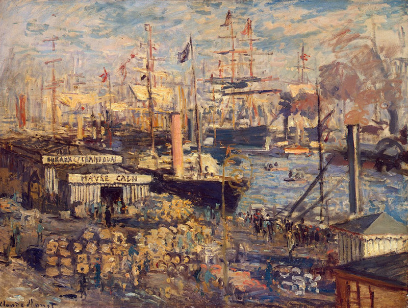 Cloude Monet Oil Paintings The Grand Dock at Le Havre 1872