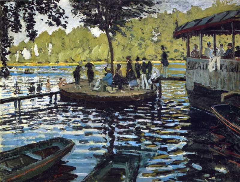 Cloude Monet Oil Paintings The Grenouillere 1869